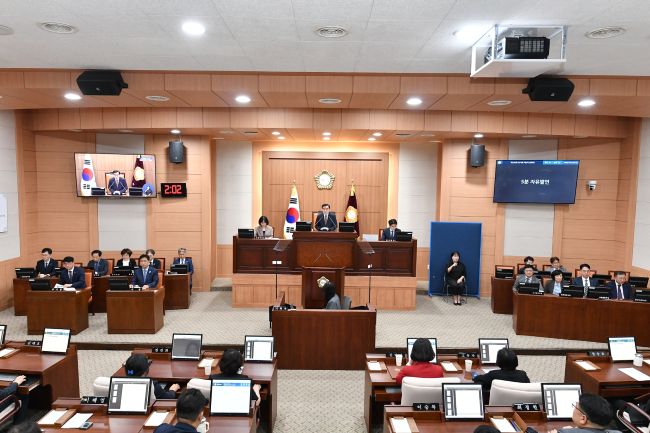 김해시의회 제280회 임시회 폐회…주요 안건 10건 의결